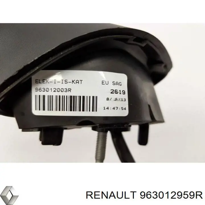 Зеркало заднего вида правое 963012959R Renault (RVI)