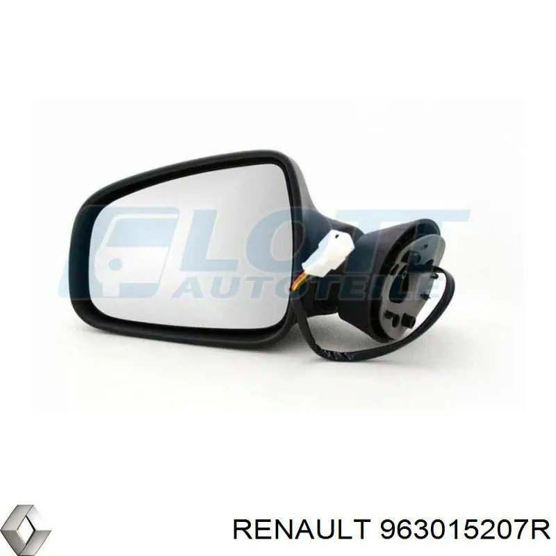 Купить 963015207R Renault (RVI) Боковое зеркало заднего вида правое