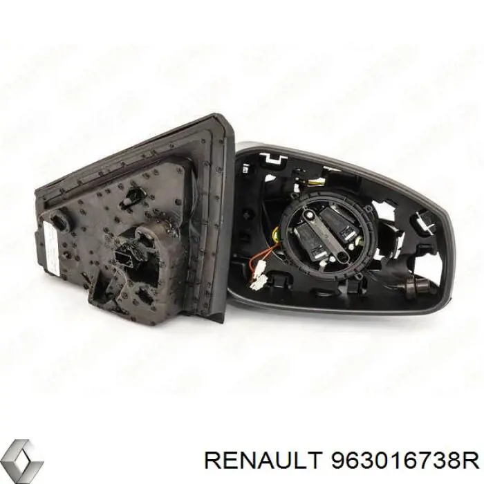 Зеркало заднего вида правое на Renault Fluence L3