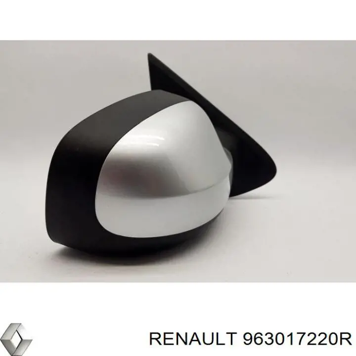 963017220R Renault (RVI) espelho de retrovisão direito