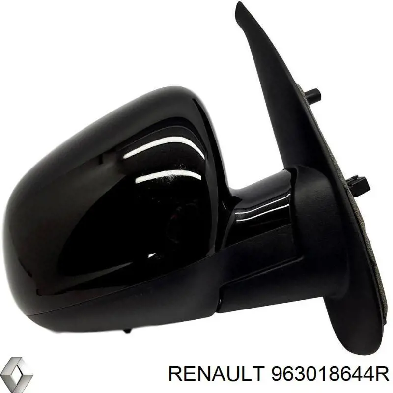 Правое боковое зеркало 963018644R Renault (RVI)