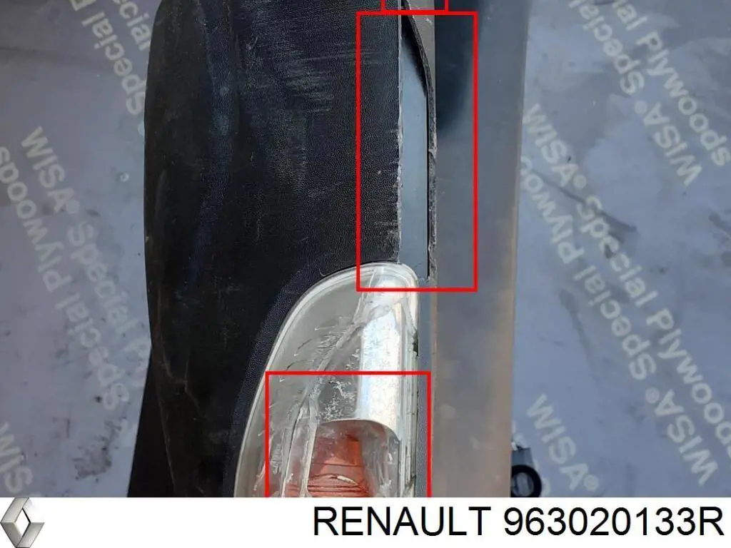 Купить 963020133R Renault (RVI) Боковое зеркало заднего вида правое