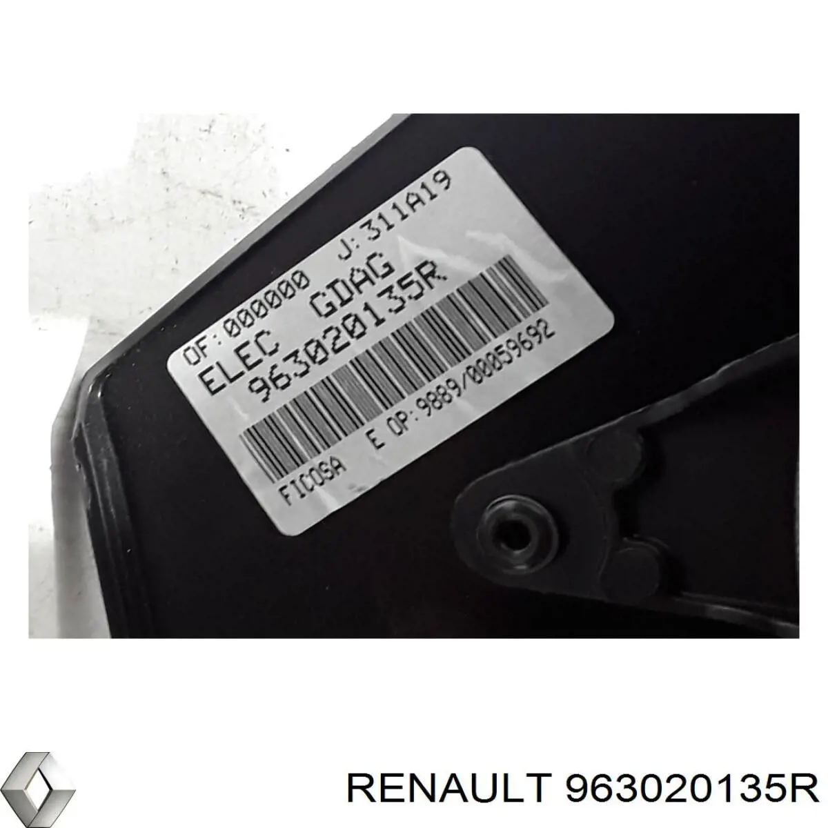 Зеркало заднего вида, левое Renault (RVI) 963020135R цена, от 169.04 USD