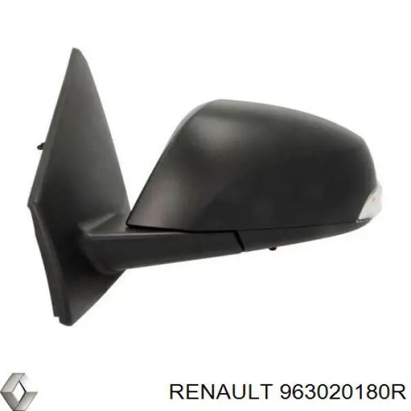 963020180R Renault (RVI) espelho de retrovisão esquerdo