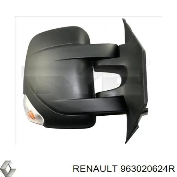 Левое боковое зеркало 963020624R Renault (RVI)