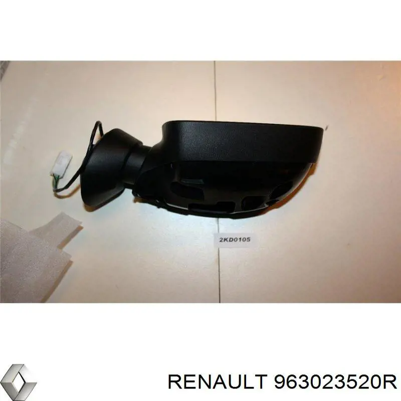Левое боковое зеркало 963023520R Renault (RVI)