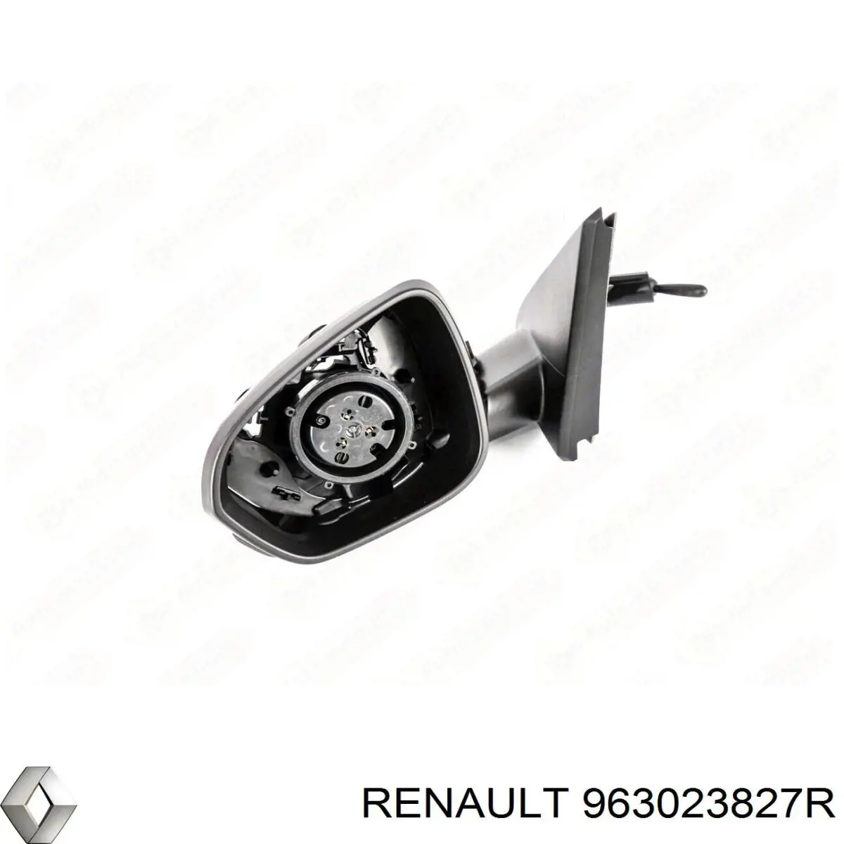 963023827R Renault (RVI) espelho de retrovisão esquerdo