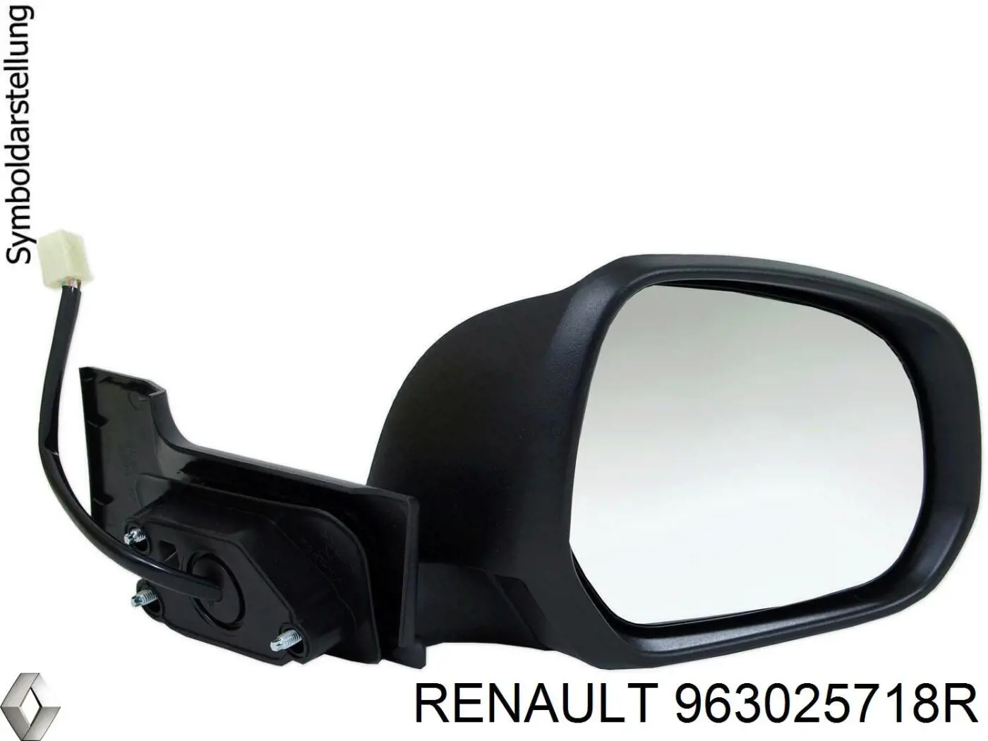 Espejo retrovisor izquierdo 963025718R Renault (RVI)