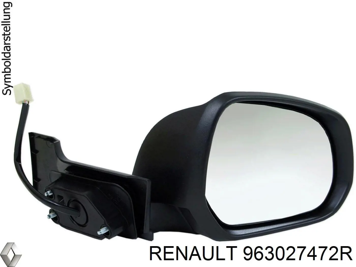 Зеркало заднего вида, левое Renault (RVI) 963027472R цена, от 30.85 USD