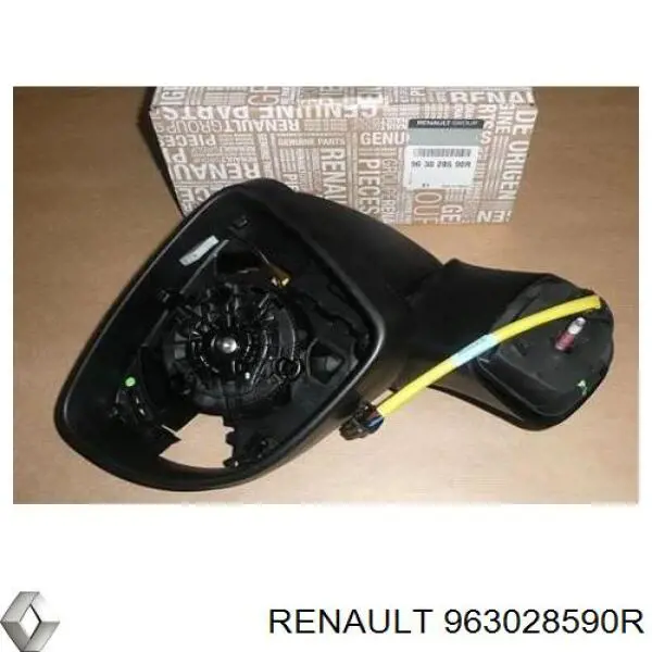 Корпус зеркала заднего вида правого 963028590R Renault (RVI)