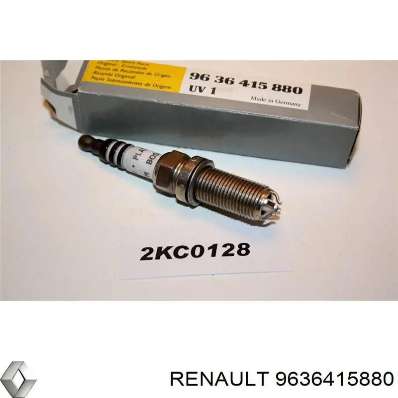 9636415880 Renault (RVI) свечи