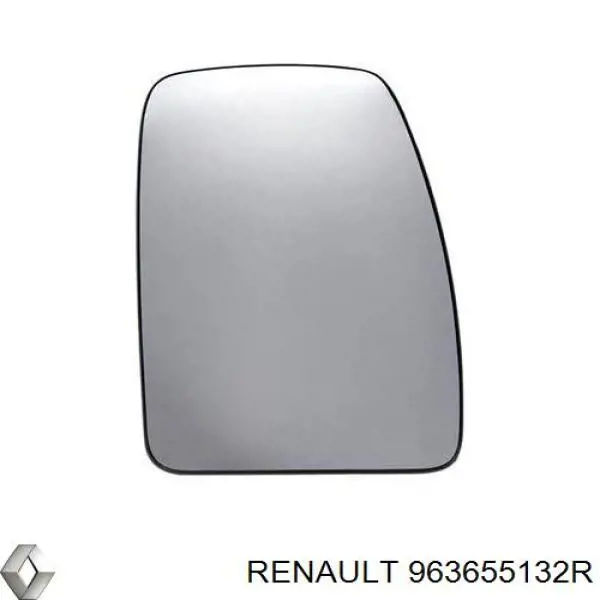 Зеркальный элемент зеркала заднего вида левого Renault (RVI) 963655132R