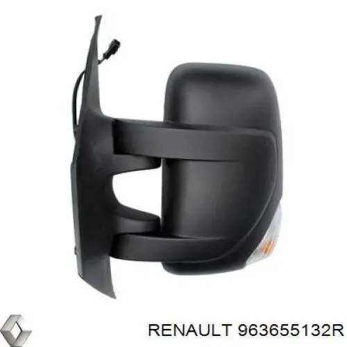 Стекло зеркала заднего вида, правого Renault (RVI) 963655132R цена, от 17.61 USD