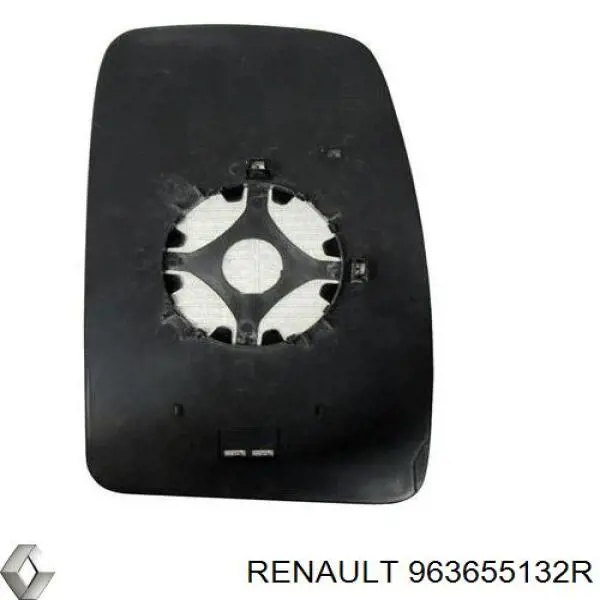 Купить 963655132R Renault (RVI) Стекло правого зеркала заднего вида