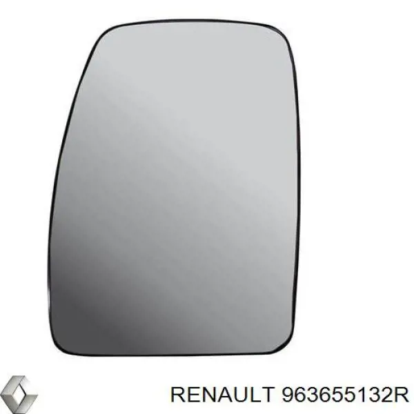 Стекло правого зеркала заднего вида 963655132R Renault (RVI)
