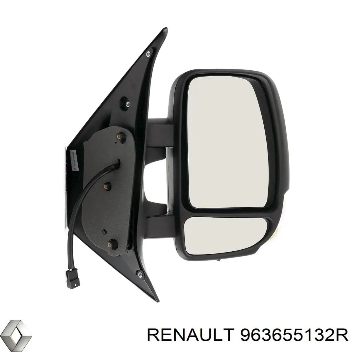 963655132R Renault (RVI) Зеркальный элемент правого зеркала заднего вида