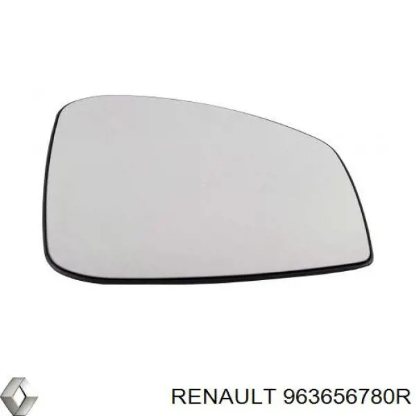 Зеркальный элемент зеркала заднего вида правого Renault (RVI) 963656780R