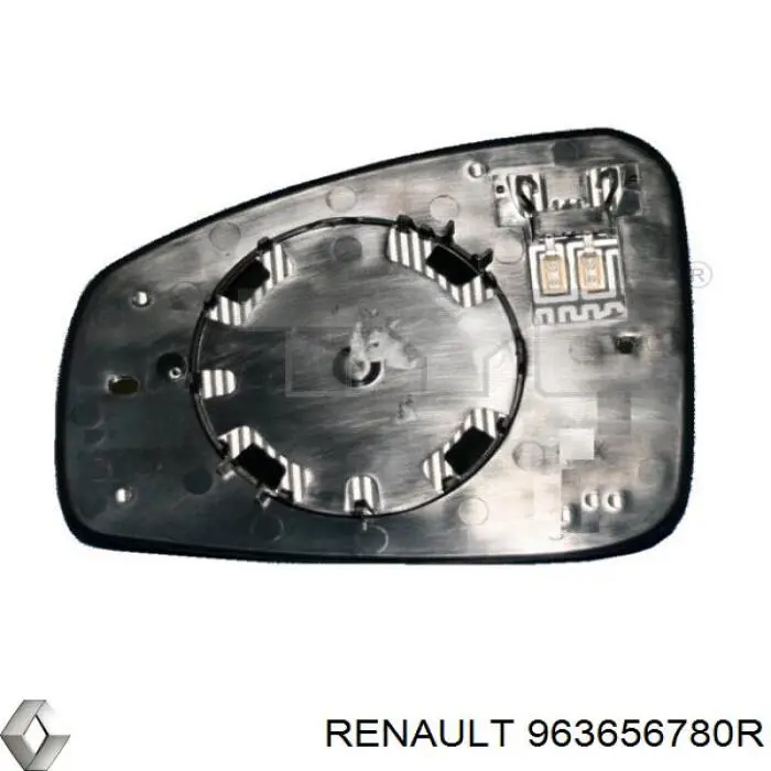 Купить 963656780R Renault (RVI) Стекло правого зеркала заднего вида