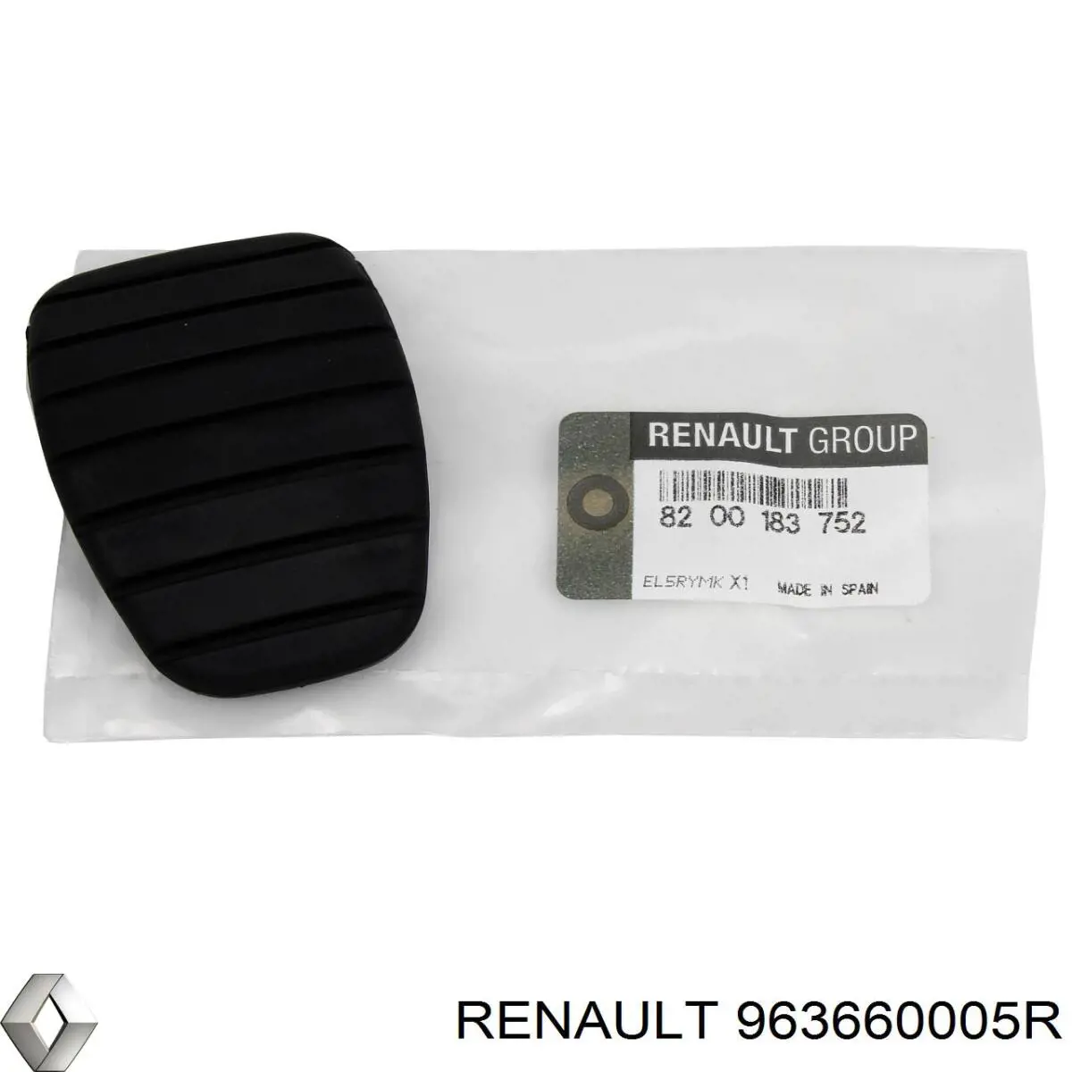 Зеркальный элемент водительского зеркала Renault (RVI) 963660005R цена, от 8.45 USD