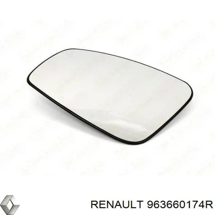 963660174R Renault (RVI) Зеркальный элемент левого зеркала заднего вида