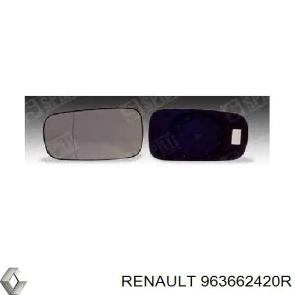 963662420R Renault (RVI) Зеркальный элемент левого зеркала заднего вида