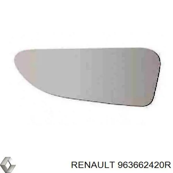 Зеркальный элемент левый Renault (RVI) 963662420R