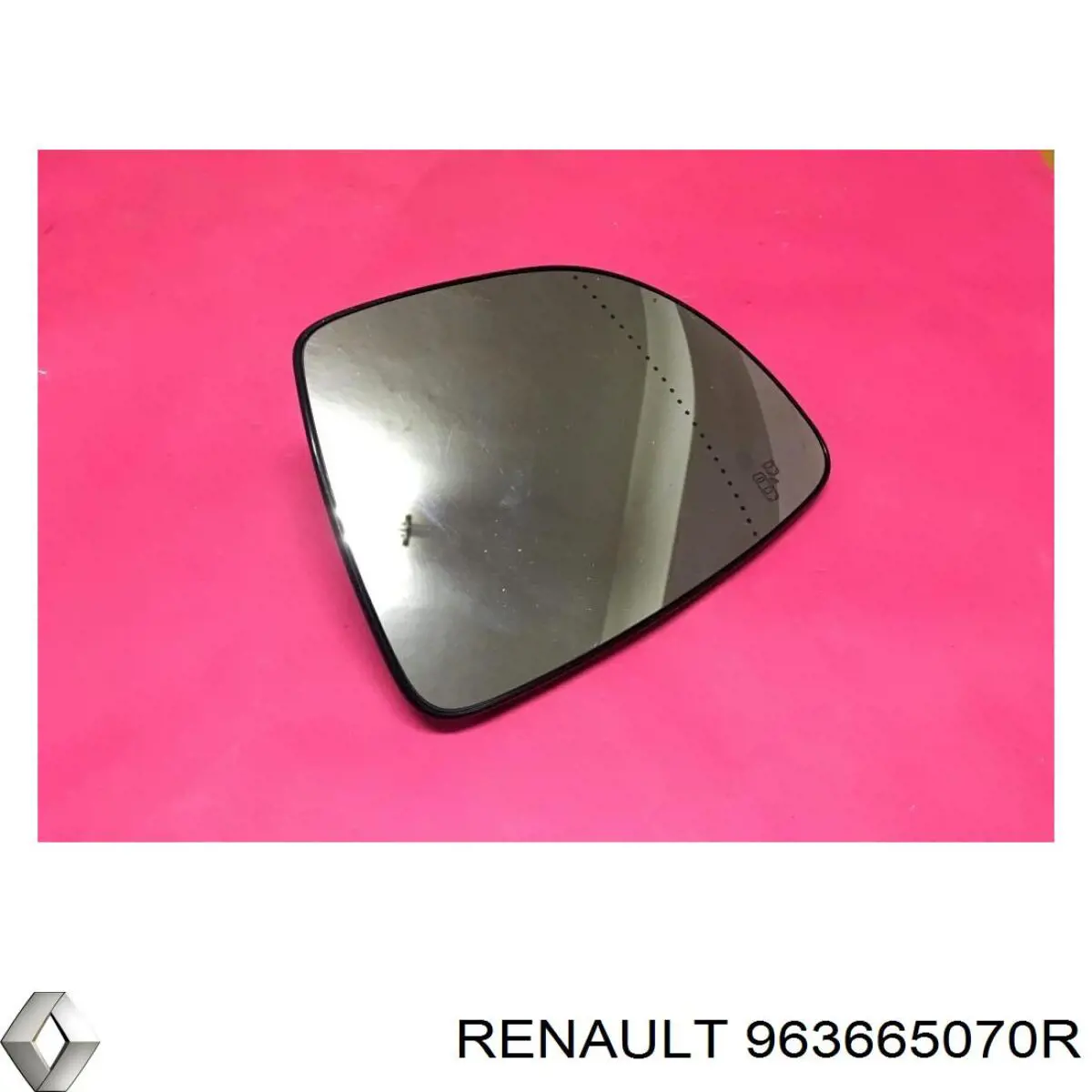 Купить 963665070R Renault (RVI) Стекло зеркала заднего вида, левого
