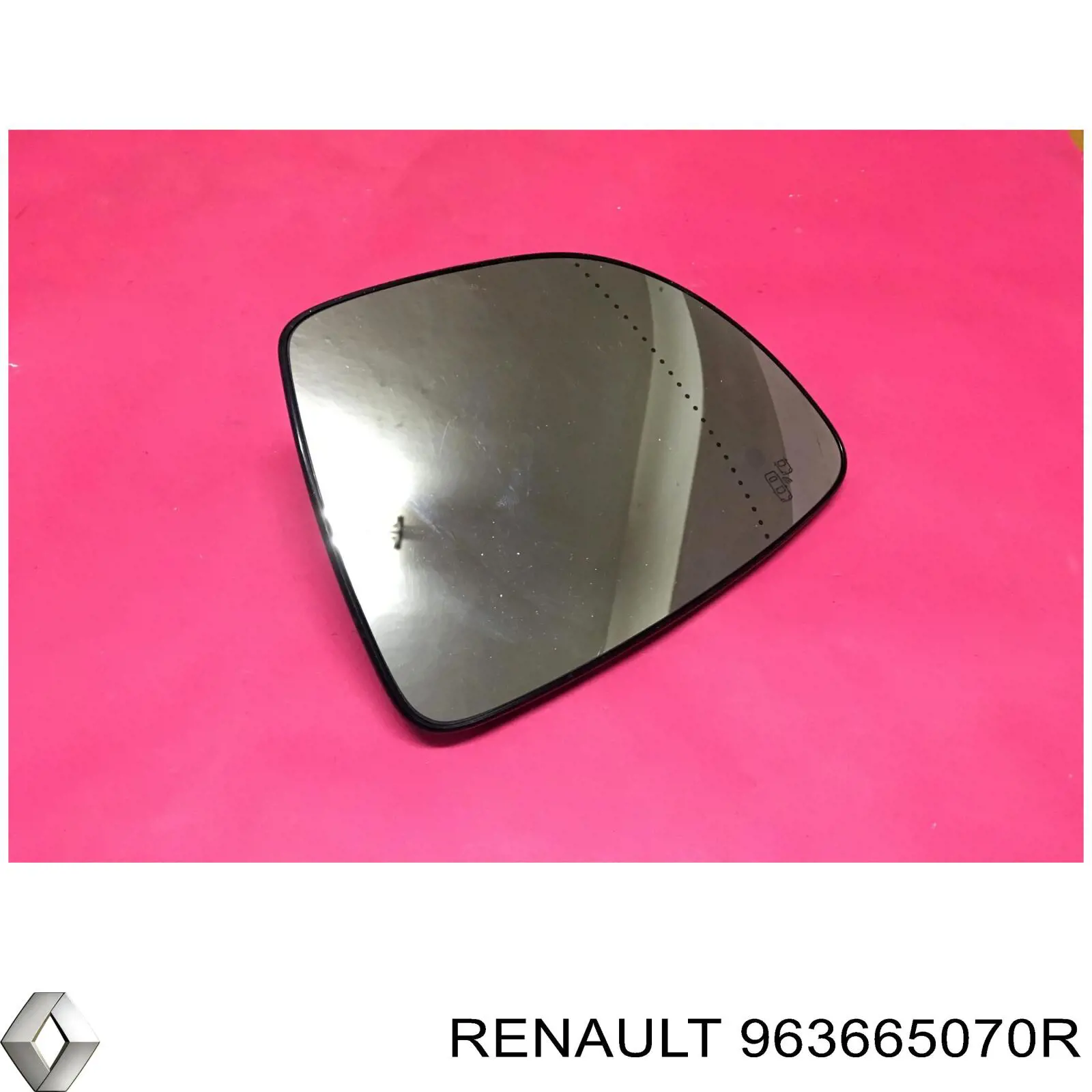 Зеркальный элемент водительского зеркала Renault (RVI) 963665070R цена, от 104.82 USD