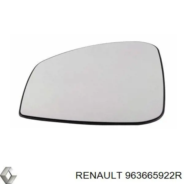 963665922R Renault (RVI) зеркальный элемент зеркала заднего вида левого