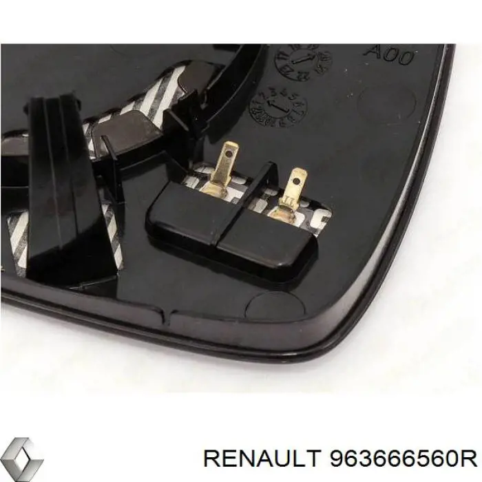 Зеркальный элемент водительского зеркала Renault (RVI) 963666560R цена, от 40.25 USD