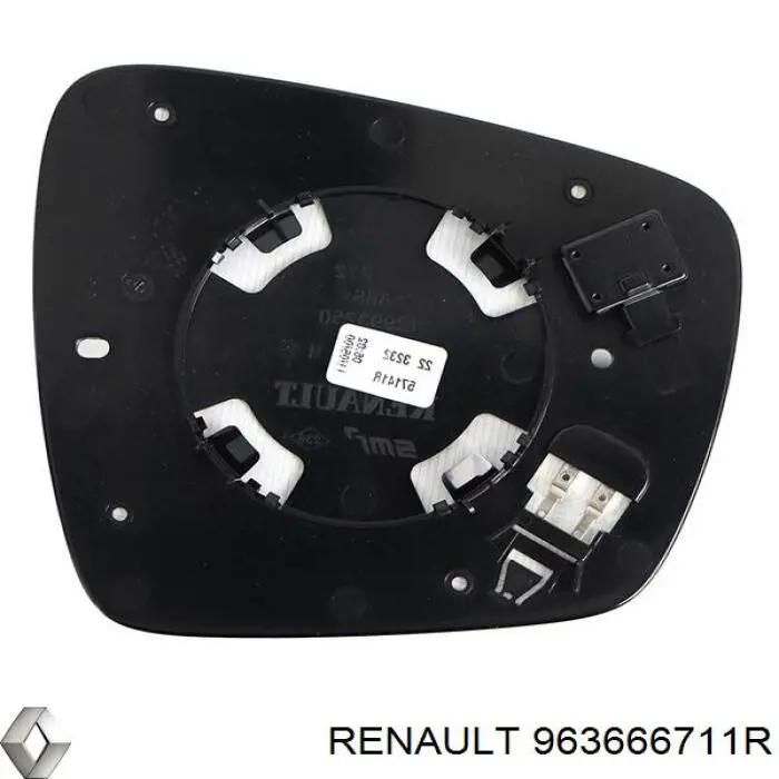 Зеркальный элемент водительского зеркала Renault (RVI) 963666711R цена, от 98.36 USD