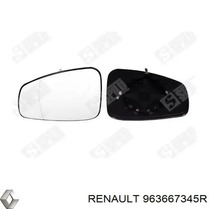 Зеркальный элемент водительского зеркала Renault (RVI) 963667345R цена, от 32.70 USD