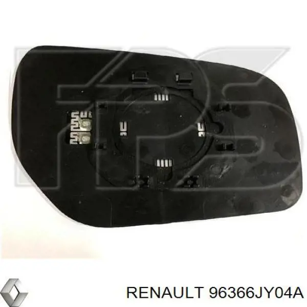 Стекло зеркала заднего вида, правого Renault (RVI) 96366JY04A цена, от 8.47 USD