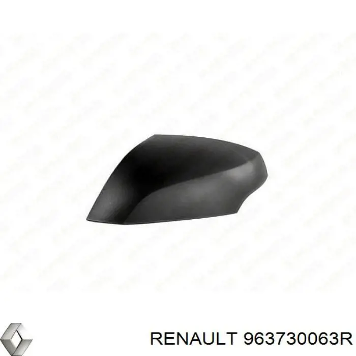 Placa sobreposta (tampa) do espelho de retrovisão esquerdo para Renault Fluence (L3)