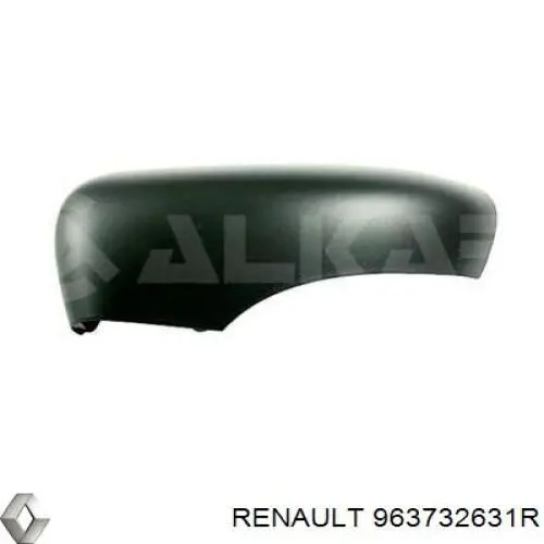 Накладка (крышка) зеркала заднего вида левая 963732631R Renault (RVI)