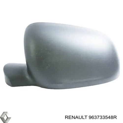 963733548R Renault (RVI) caixa do espelho de retrovisão esquerdo