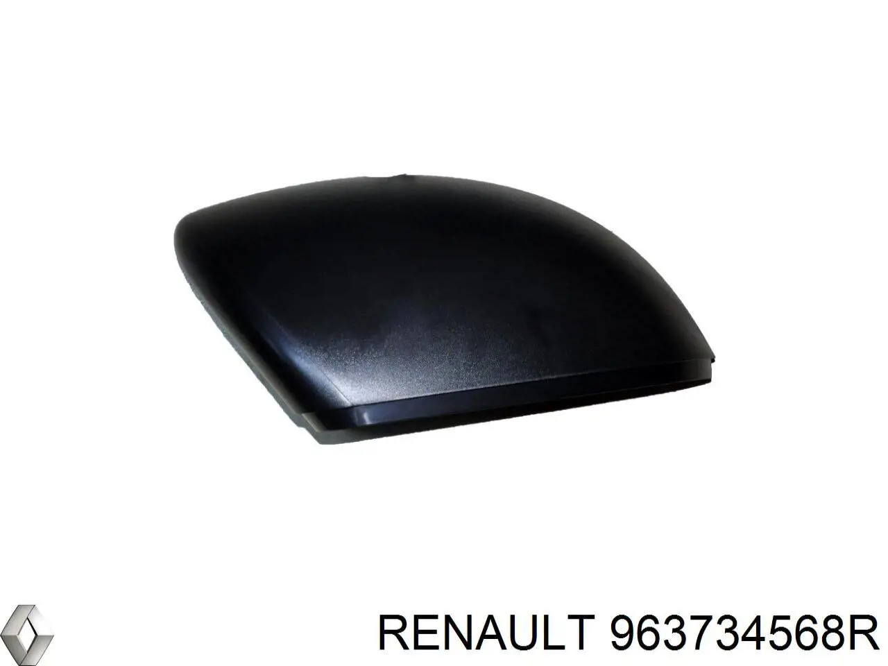 Placa sobreposta (tampa) do espelho de retrovisão esquerdo para Renault DUSTER (HM)