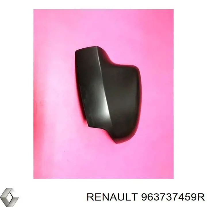 963737459R Renault (RVI) placa sobreposta (tampa do espelho de retrovisão esquerdo)