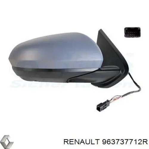 963737712R Renault (RVI) зеркало заднего вида левое