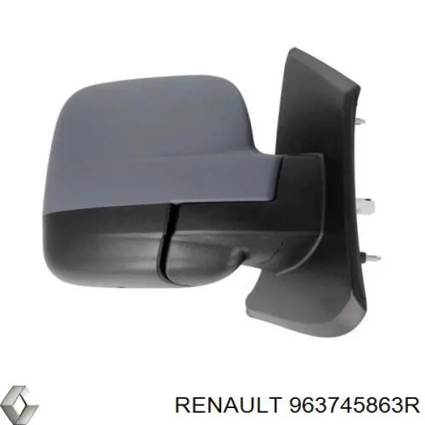 Накладка правого бокового зеркала Renault (RVI) 963745863R цена, от 28.28 USD