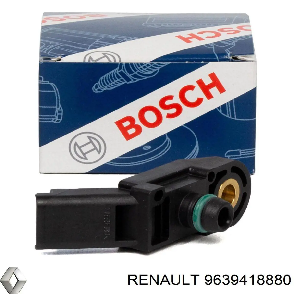 9639418880 Renault (RVI) датчик давления во впускном коллекторе, map
