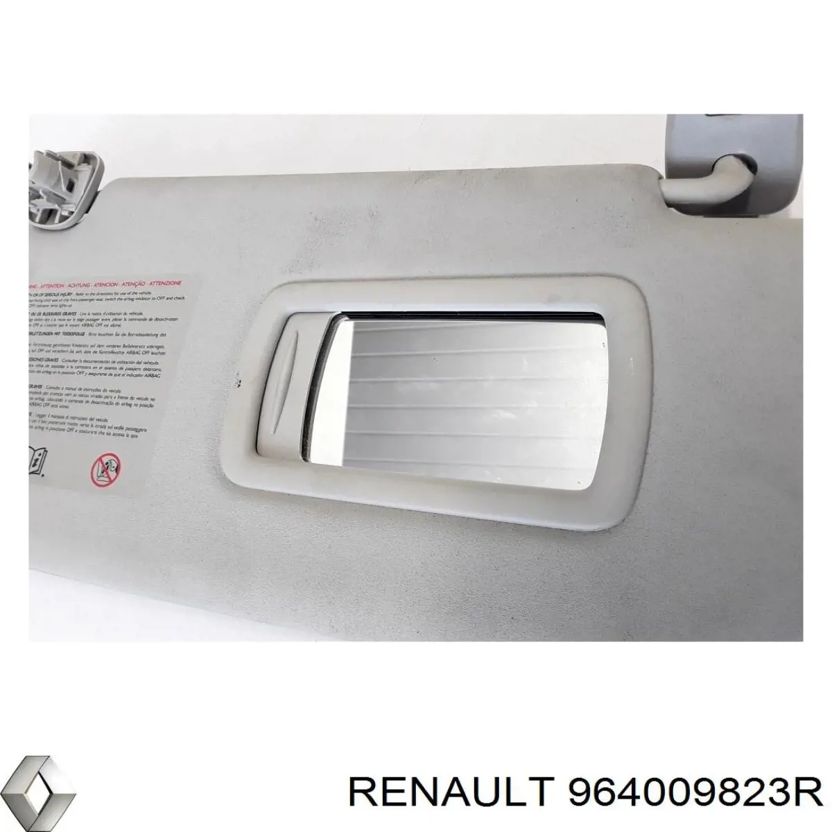  Pala contra o sol Renault Scenic GRAND III monovolume (JZ0, JZ1) (2009 - 2016) GRAND III