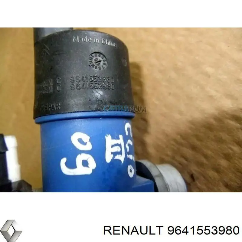 Насос-мотор омывателя стекла переднего RENAULT 9641553980