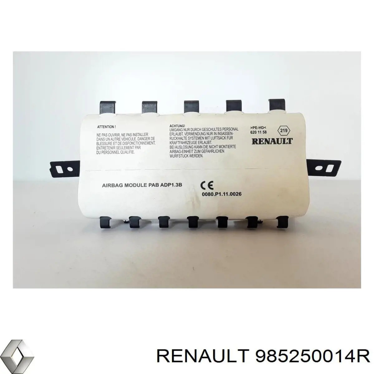 Подушка безопасности (AIRBAG) пассажирская Renault (RVI) 985250014R цена, от 102.59 USD
