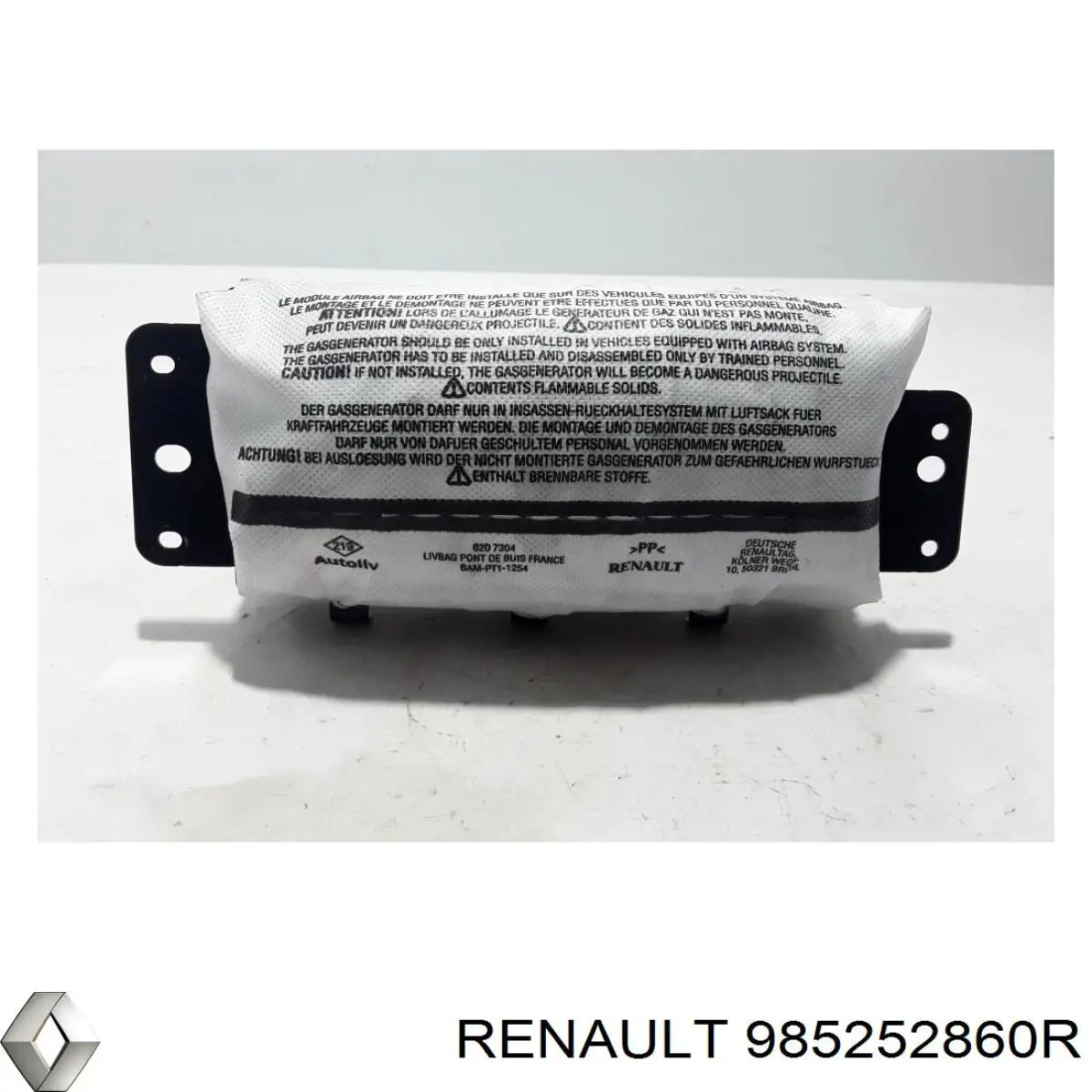 Cinto de segurança (AIRBAG) de passageiro para Renault Kangoo (KW01)