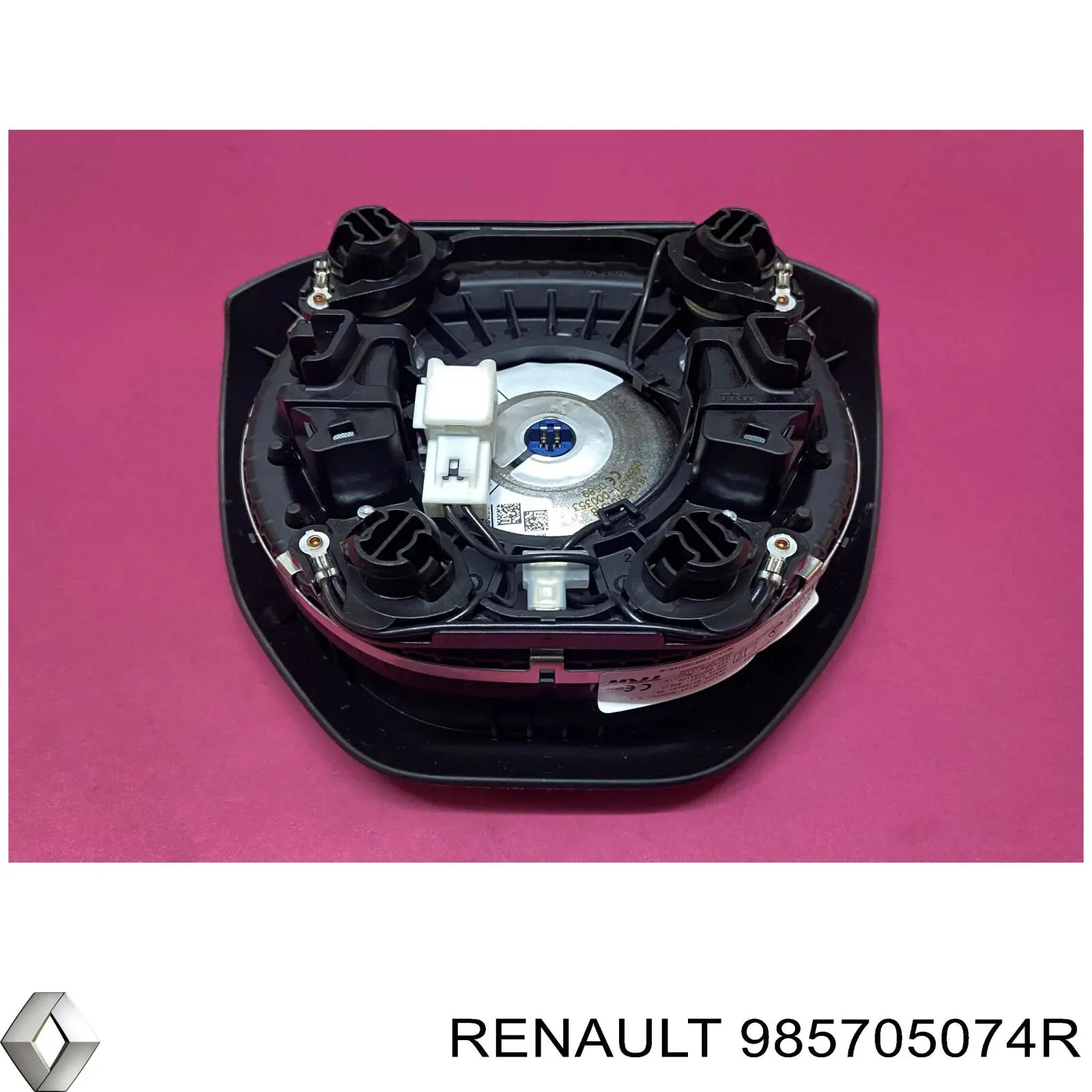 985705074R Renault (RVI) cinto de segurança (airbag de condutor)