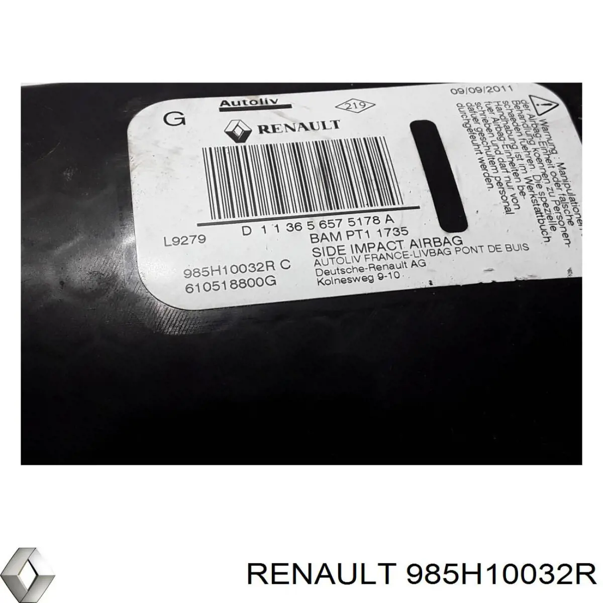  Renault (RVI) 985H10032R цена, от 16.91 USD