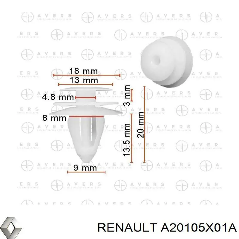 Купить A20105X01A Renault (RVI) 