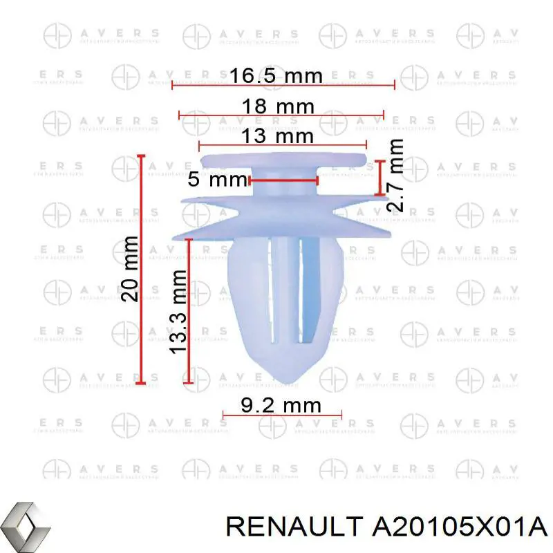  Renault (RVI) A20105X01A цена, от 87.57 USD