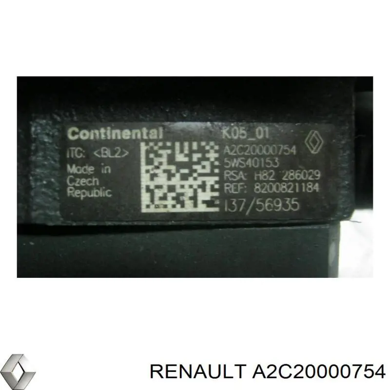 Насос топливный высокого давления (ТНВД) Renault (RVI) A2C20000754 цена, от 70.46 USD